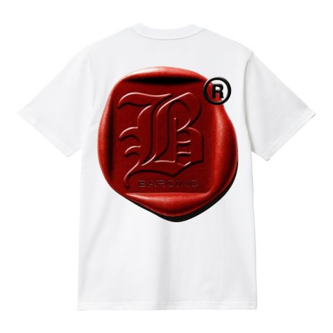 Camiseta Barcino Wax Seal Blanca